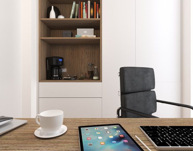 Minimalist Office Interiors - interior lab bar