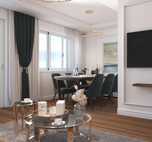 minimalistički dizajn dnevne sobe - interior lab bar